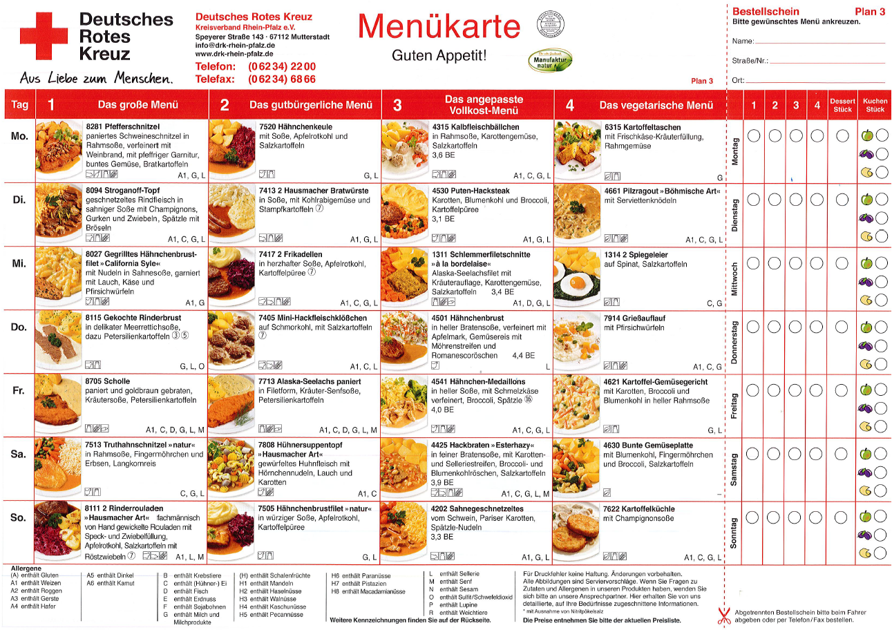 Essen Auf Rädern - DRK KV Rhein-Pfalz E.V.